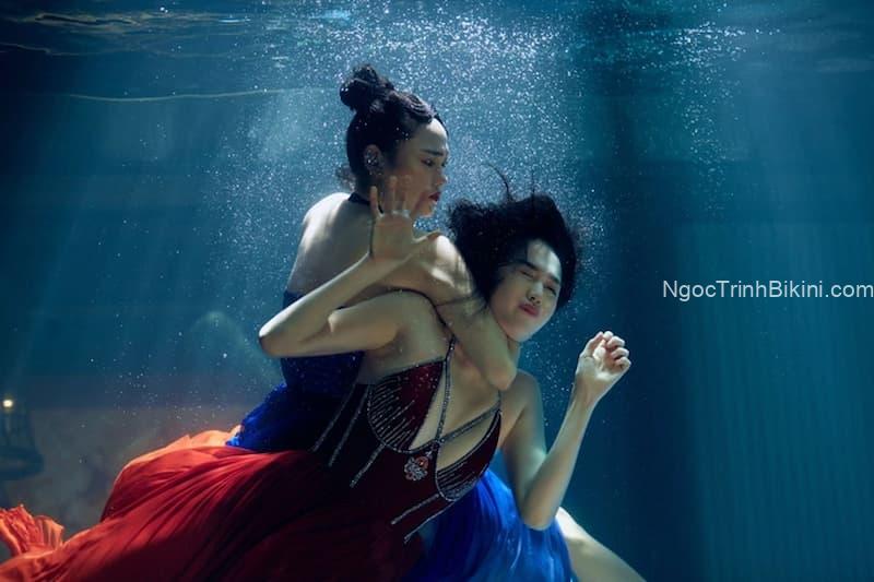 Khung cảnh gay cấn của Ngọc Trinh trong phim