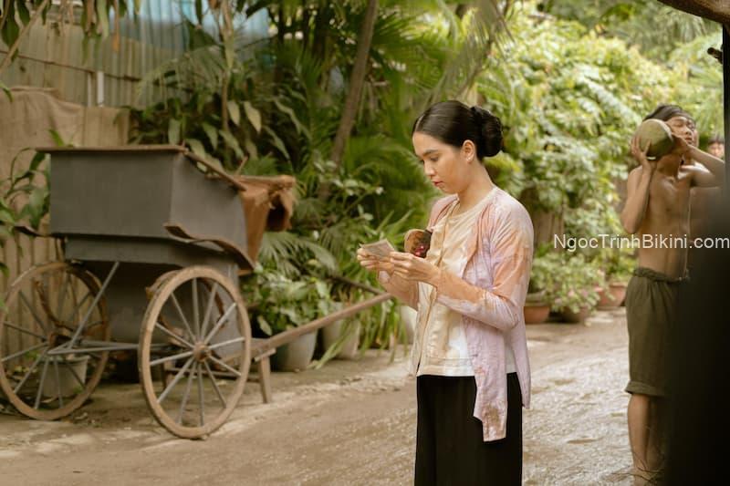 Sự tự nhiên của Ngọc Trinh khi đóng phim
