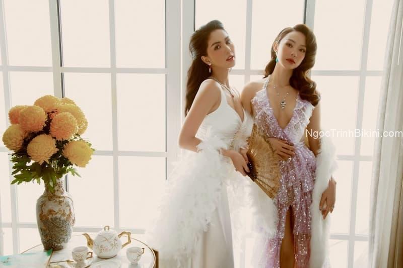 Vẻ đẹp quyến rũ của 2 mỹ nhân