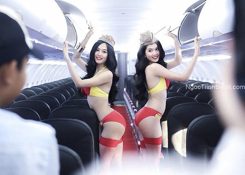 Ngọc Trinh mặc thiếu vải cùng bộ Bikini CK One