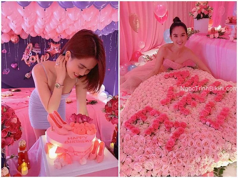 Ảnh Hoàng Kiều tổ chức sinh nhật cho nữ thần Ngọc Trinh