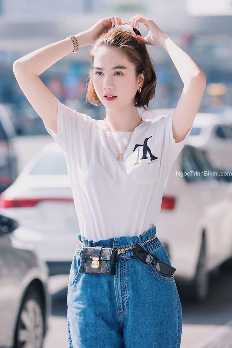 Thông tin Ngọc Trinh tóc ngắn quyến rũ mới nhất