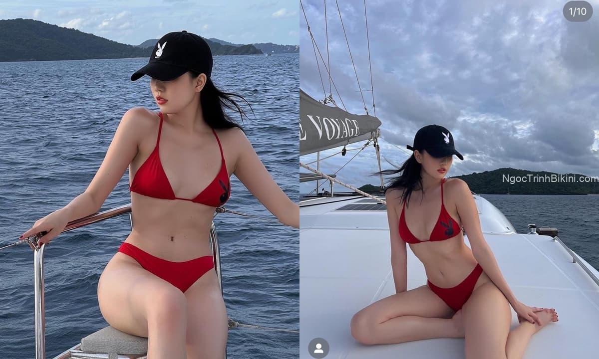 Diện bikini đỏ có làm anh yêu?