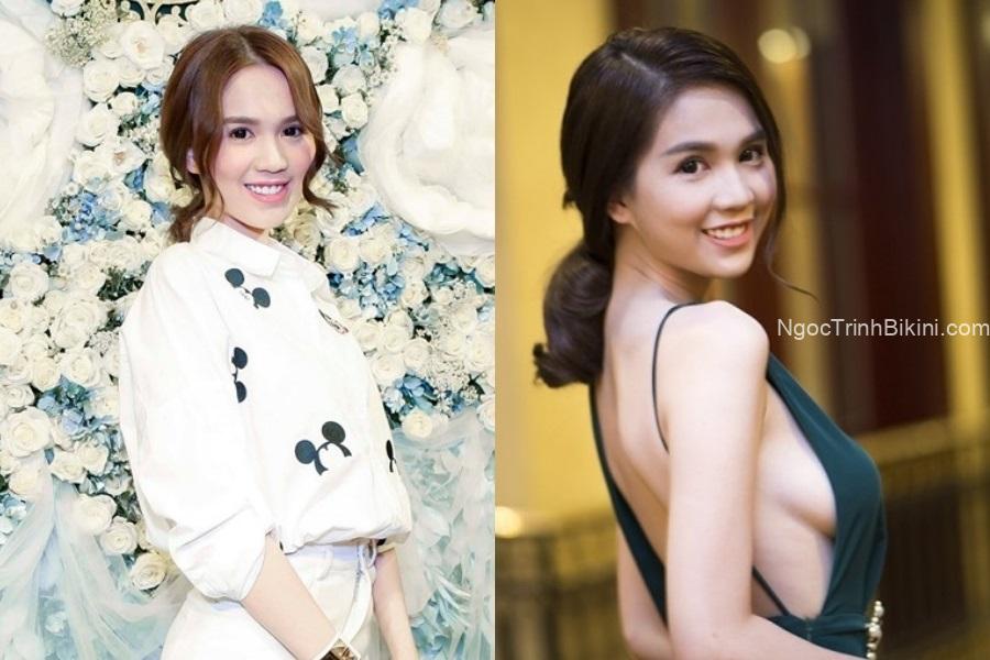 Ngọc Trinh bị cư dân mạng chê bai khi có vòng một chảy xệ
