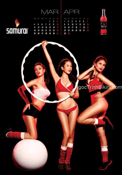 Ngọc Trinh diện bikini đỏ lộ khe bướm cực dâm đãng