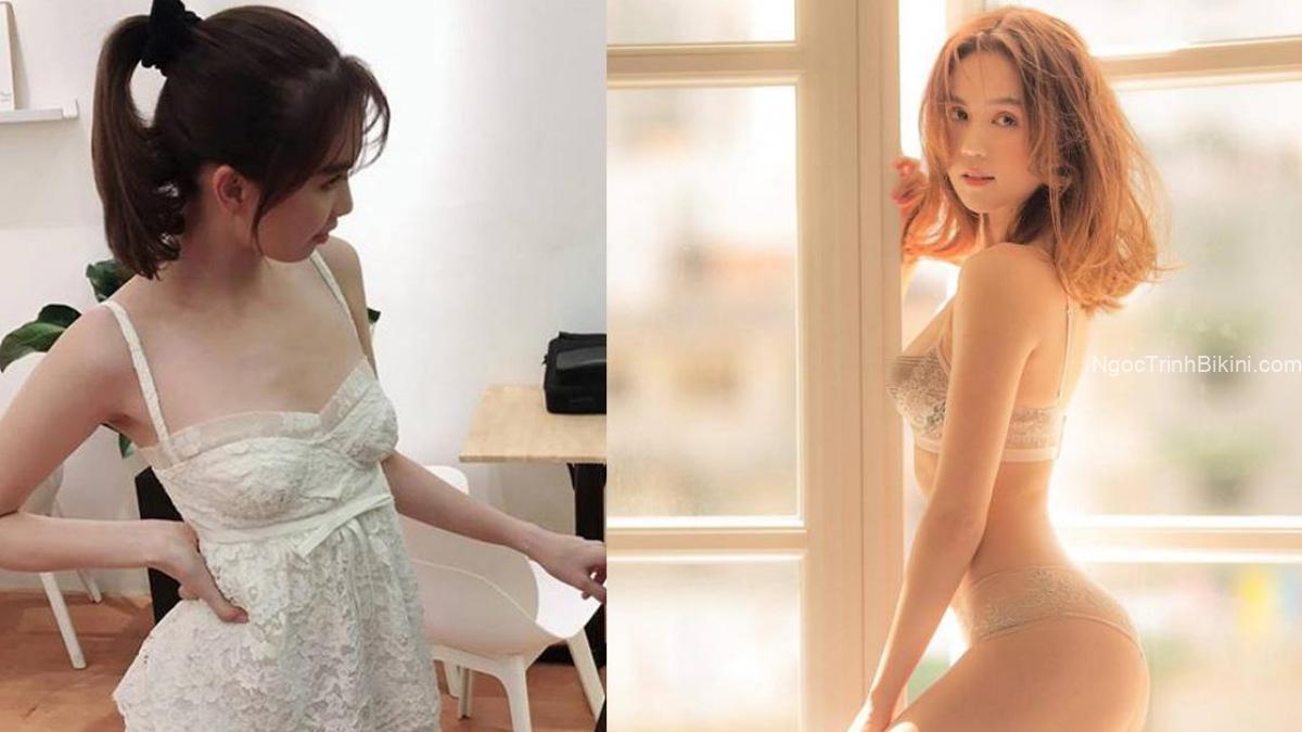 Ngọc Trinh khoe trọn mông cong khiến cánh mày râu rạo rực