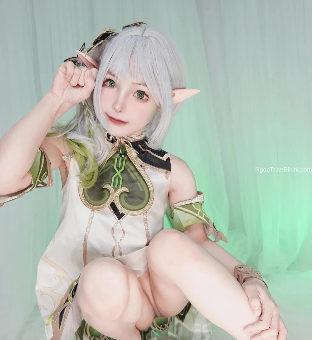 Bộ sưu tập ảnh ngực không che của em gái cosplay đáng yêu