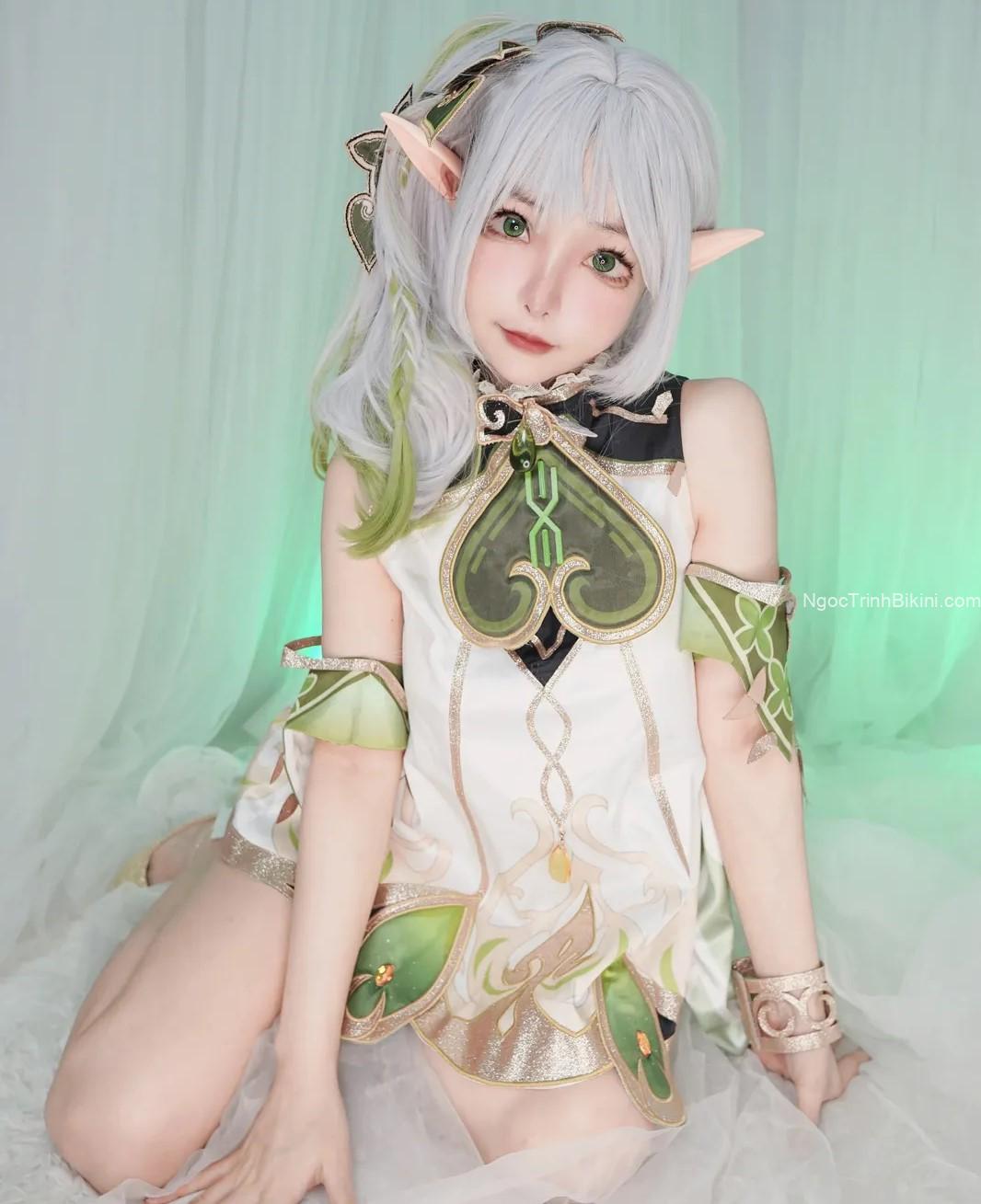 Ngắm ảnh gái xinh cosplay khỏa thân táo bạo