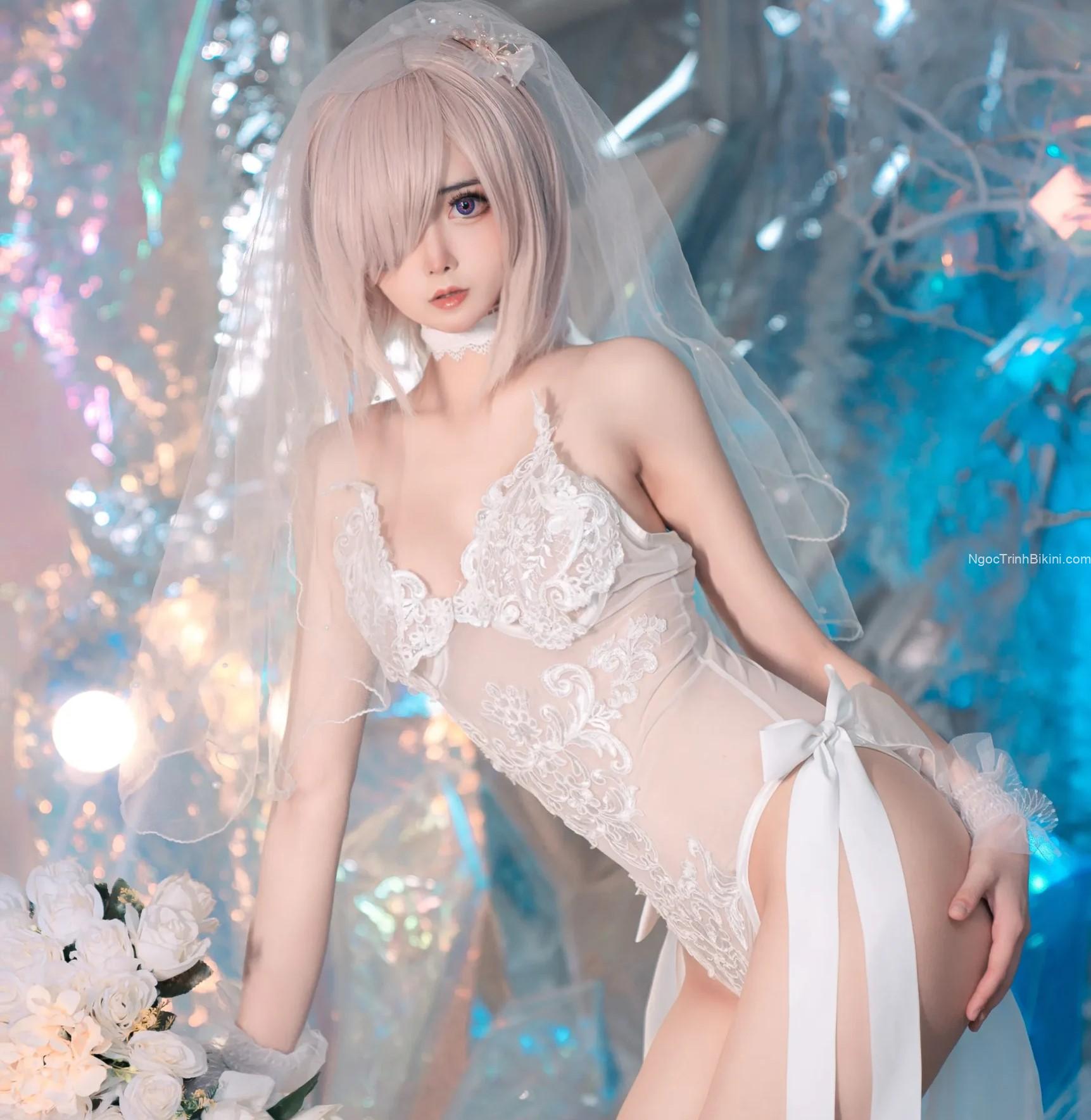 Gái xinh khỏa thân không che 18+ cosplay công chúa