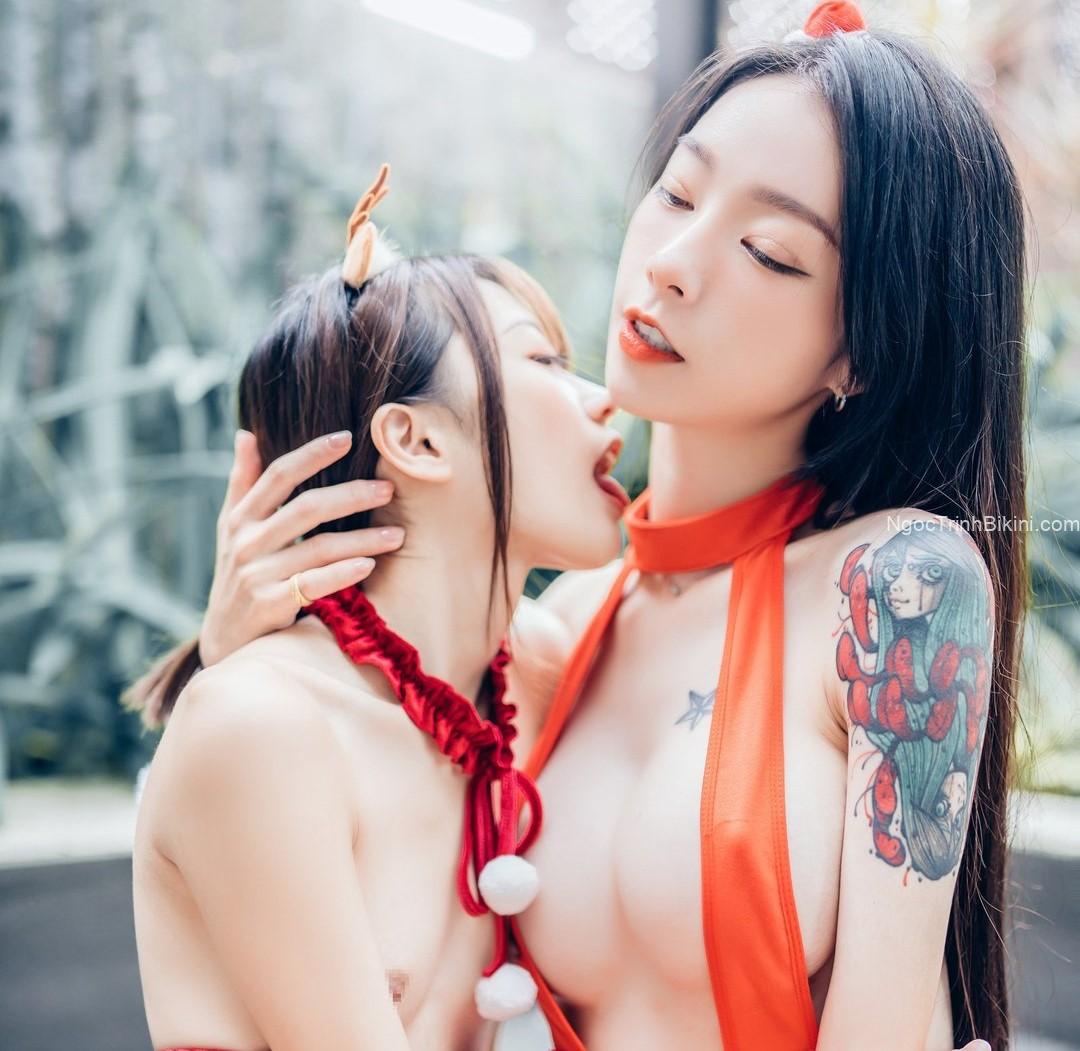 Ôi cảm giác được liếm vùng cổ thật phê anh ạ