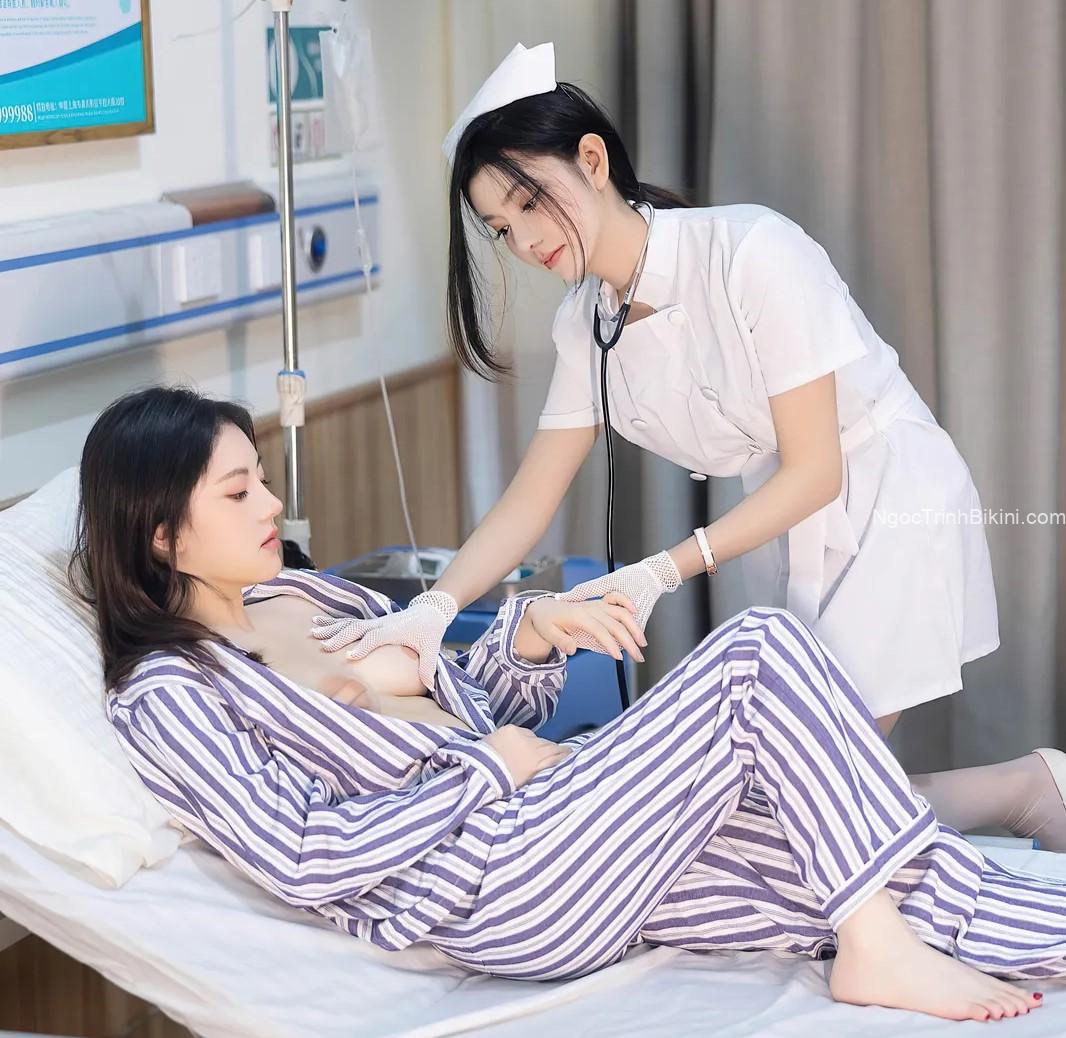 Tôi thấy tim của cô đập khá nhanh đó