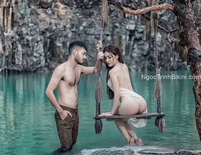 Em rất thích chiếc đu do anh làm đó