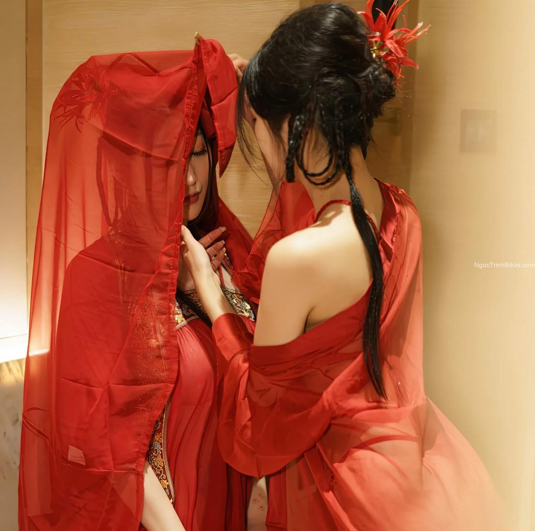 Ngắm ảnh gái xinh vú to lộ hàng khoe vú căng tròn