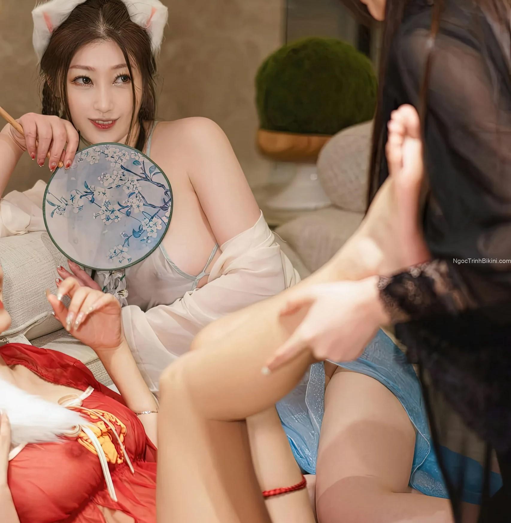 Tuyển tập hình ảnh làm tình của 3 cô gái dâm đãng